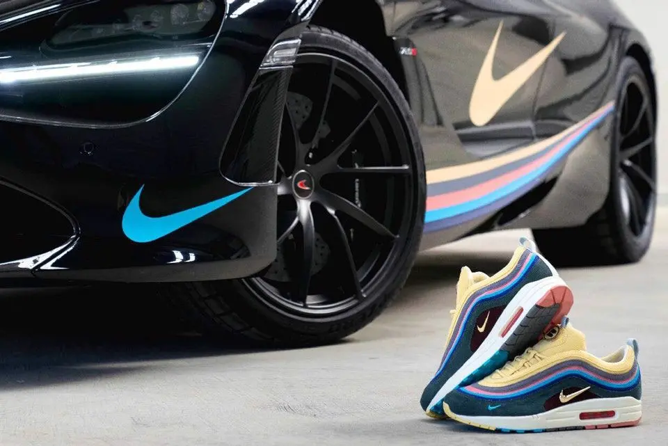 Air max 97 với siêu xe