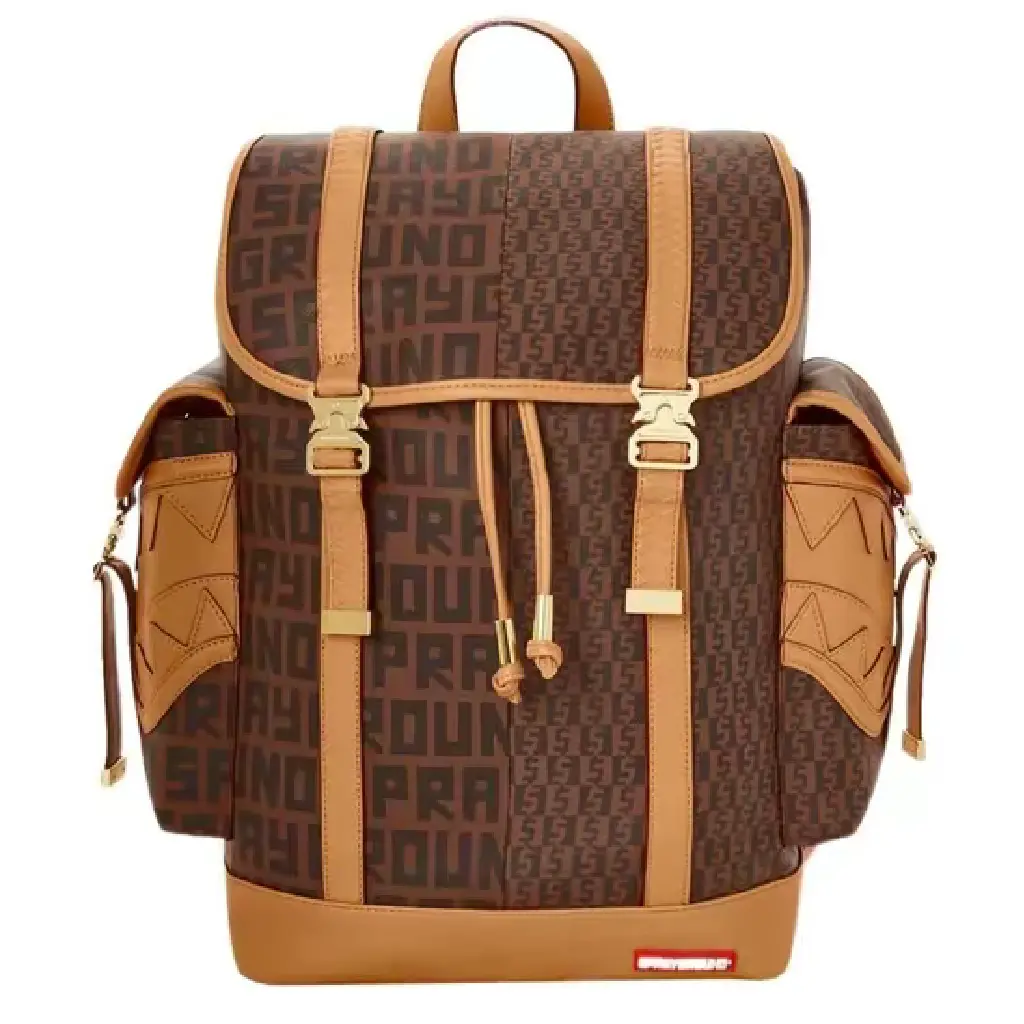 Balo Sprayground Embossed Label 'Brown' 910B4711NSZBROWN