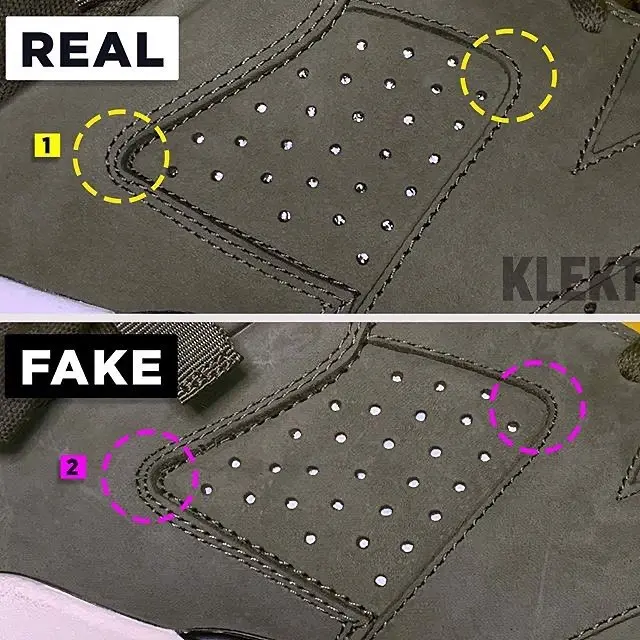 Hướng dẫn phân biệt Air Jordan 6 Travis Scott real và fake?