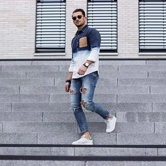 Hướng dẫn 4 cách phối đồ phong cách với giày adidas Stan Smith cho các bạn nam