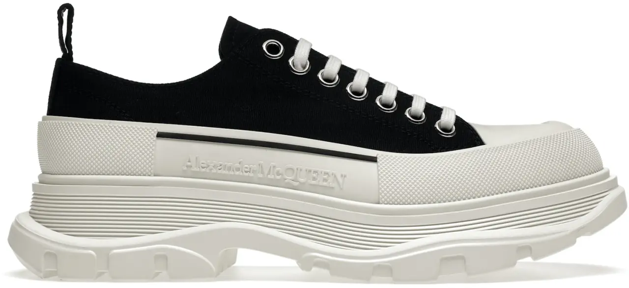 Giày Alexander Mc.Queen Tread Slick 'Black White'