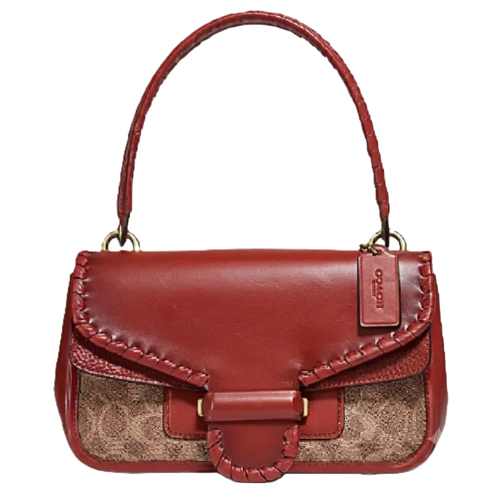 Túi Coach Cody Shoulder Bag In Sinature Canvas With Whipstick C2583 B4NQ4