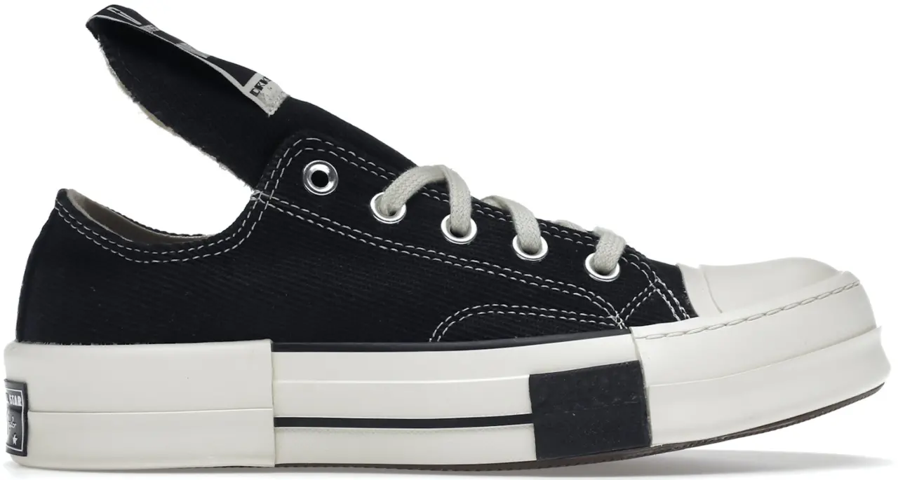 Giày Converse Rick Owens x DRKSHDW DRKSTAR Chuck 70 Low 'Black' 172347C