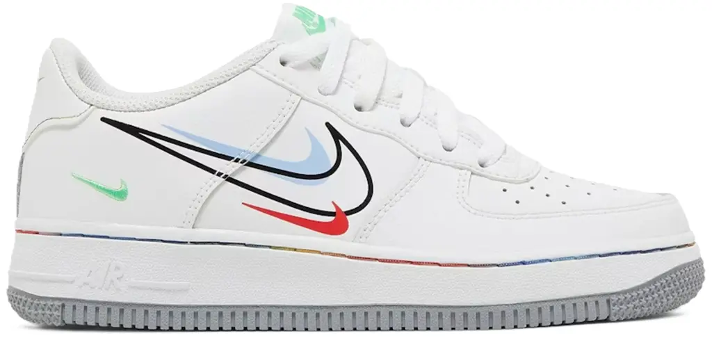 Giày Nike Air Force 1 Low GS 'Multi Swoosh' DM9473-100