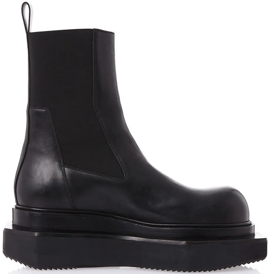 Giày Rick Owens SS22 Fogachine Beatle 'Black' ru01b1877lde-09