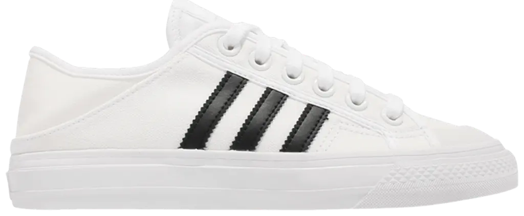 Giày Adidas Collapsible Nizza Low 'White Black' H67375