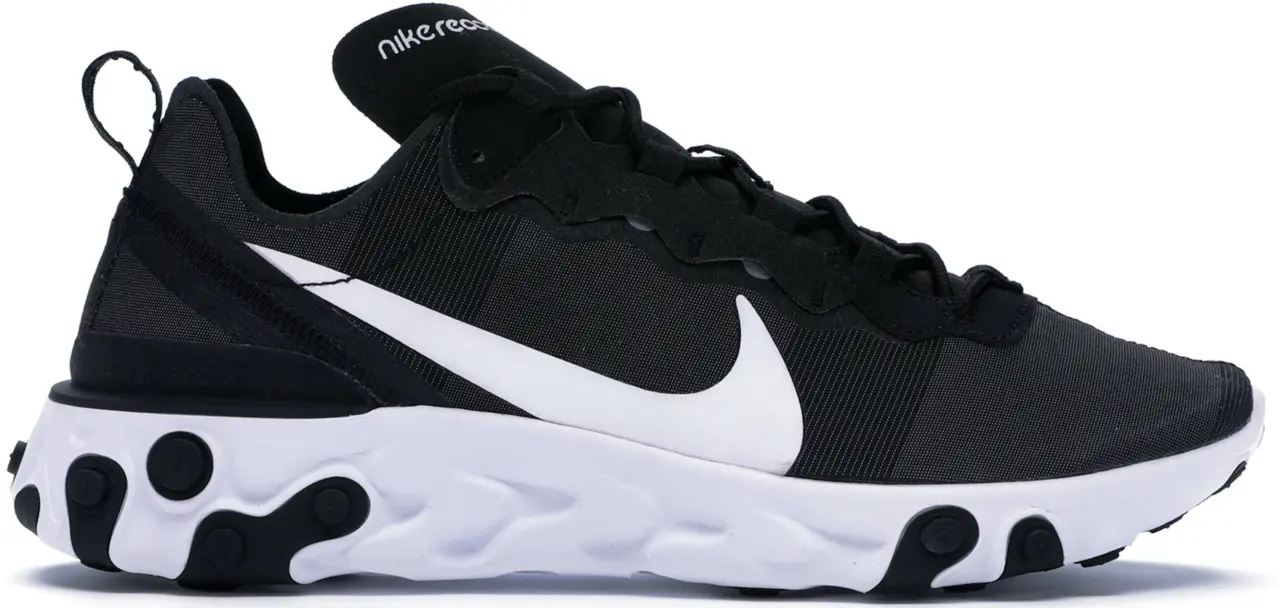 Giày Nike React Element 55 'Black White' BQ6166-003