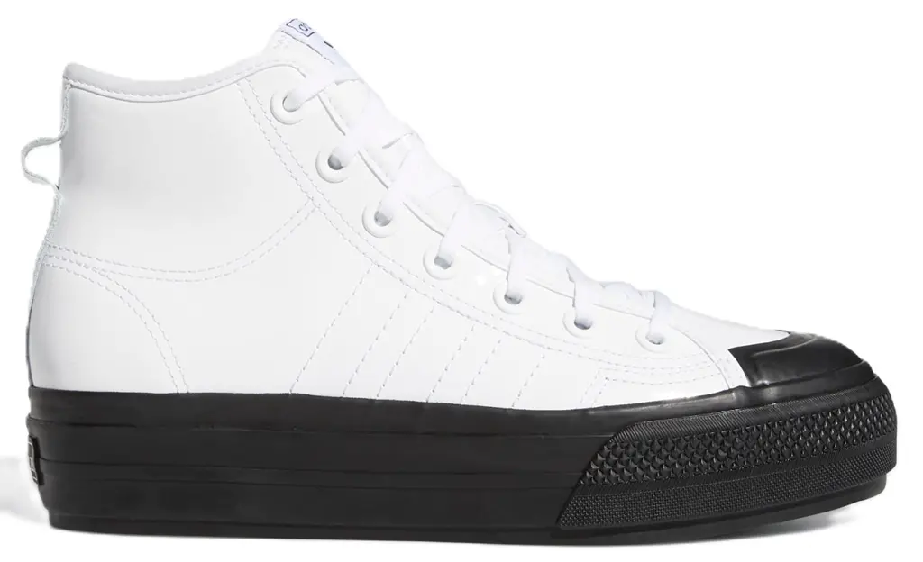 Giày Adidas Wmns Nizza RF Platform Mid 'White Black' FY7606