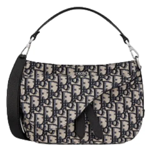Túi Dior Mini Saddle Soft Bag 'Beige Black' 1ADHO024YKY-H05E