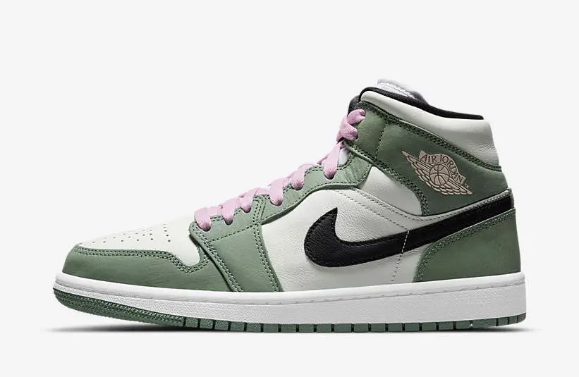 Hình ảnh chính thức của Air Jordan 1 Mid "Dutch Green"
