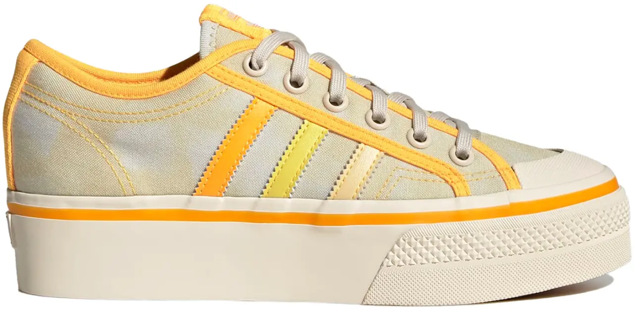 Giày Adidas Nizza Platform 'Yellow' GX4607