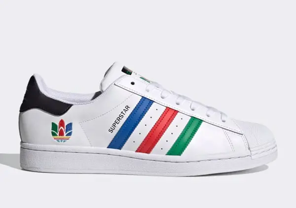 Adidas Superstar xuất hiện với vẻ ngoài Multi-Colored Stripes