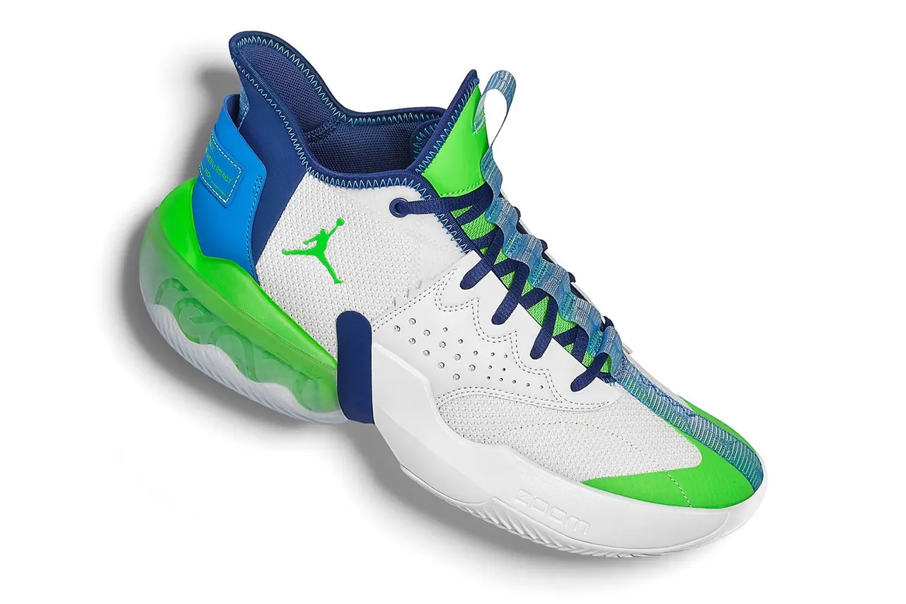 Thiết kế cực đẹp theo style “Team Colors" của Jordan Brand dành riêng cho cầu thủ bóng rổ Luka Dončić Thiết kế cực đẹp theo style “Team Colors" của Jordan Brand dành riêng cho cầu thủ bóng rổ Luka Dončić