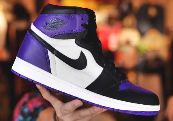 Ngắm nhìn chi tiết Jordan 1 Court Purple