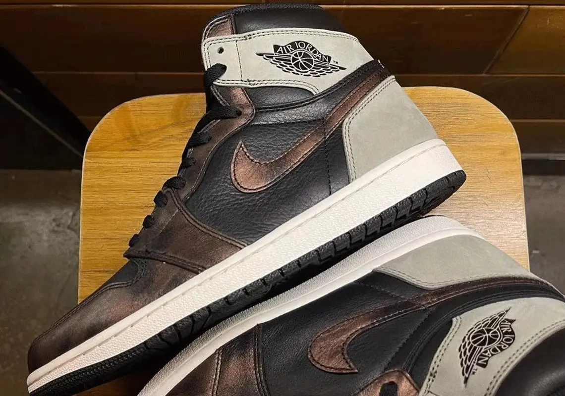 Rò rỉ những hình ảnh đầu tiên về đôi Air Jordan 1 Retro High OG "Rust Shadow"