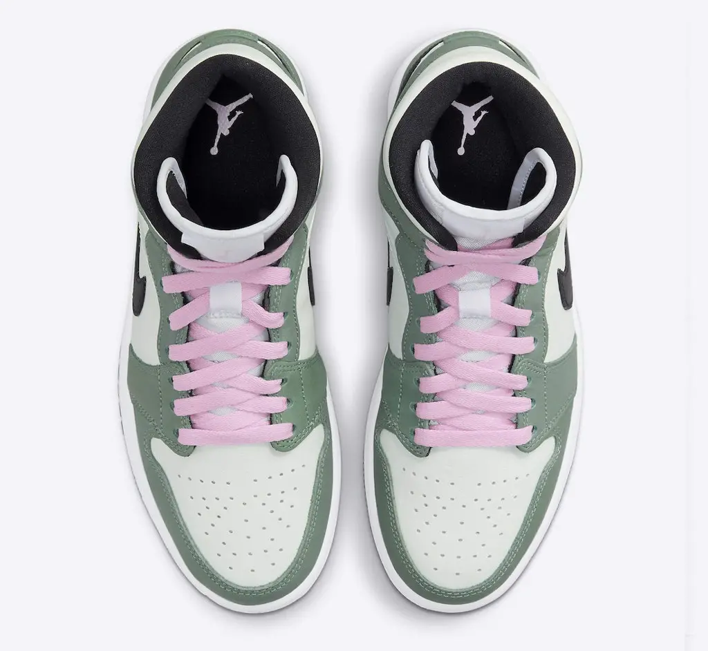 Hình ảnh chính thức của Air Jordan 1 Mid "Dutch Green"