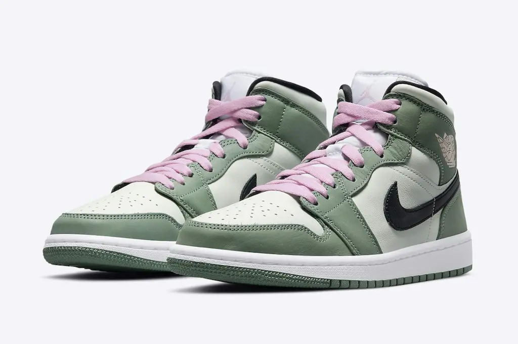 Hình ảnh chính thức của Air Jordan 1 Mid "Dutch Green"