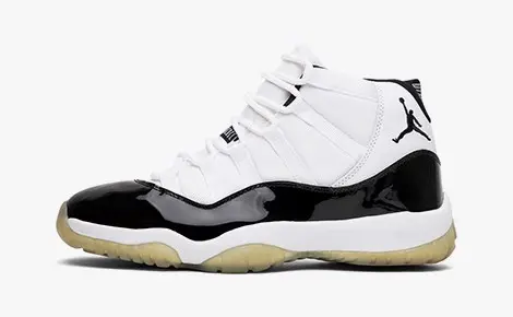 Air Jordan 11 Retro “Concord” Phối màu:&nbsp;White/Black-Dark Concord Code:&nbsp;136046-101 Ngày ra mắt:&nbsp;25/10/2000 Giá bán lẻ:&nbsp;125 USD