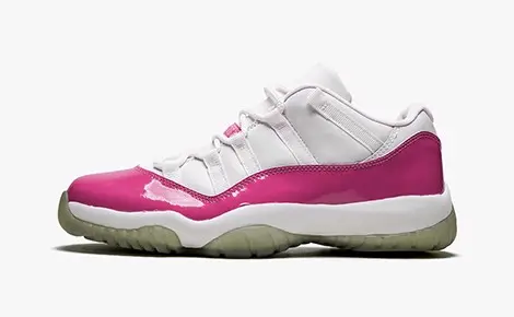 Air Jordan 11 Retro Low GS “Hot Pink” Phối màu:&nbsp;White/Hot Pink Code:&nbsp;834008-162 Ngày ra mắt:&nbsp;14/04/2001 Giá bán lẻ:&nbsp;115 USD
