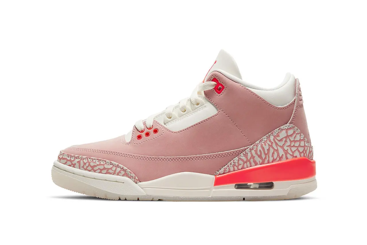 Air Jordan 3 "Rust Pink" cực đẹp đốn tim chị em từ cái nhìn đầu tiên