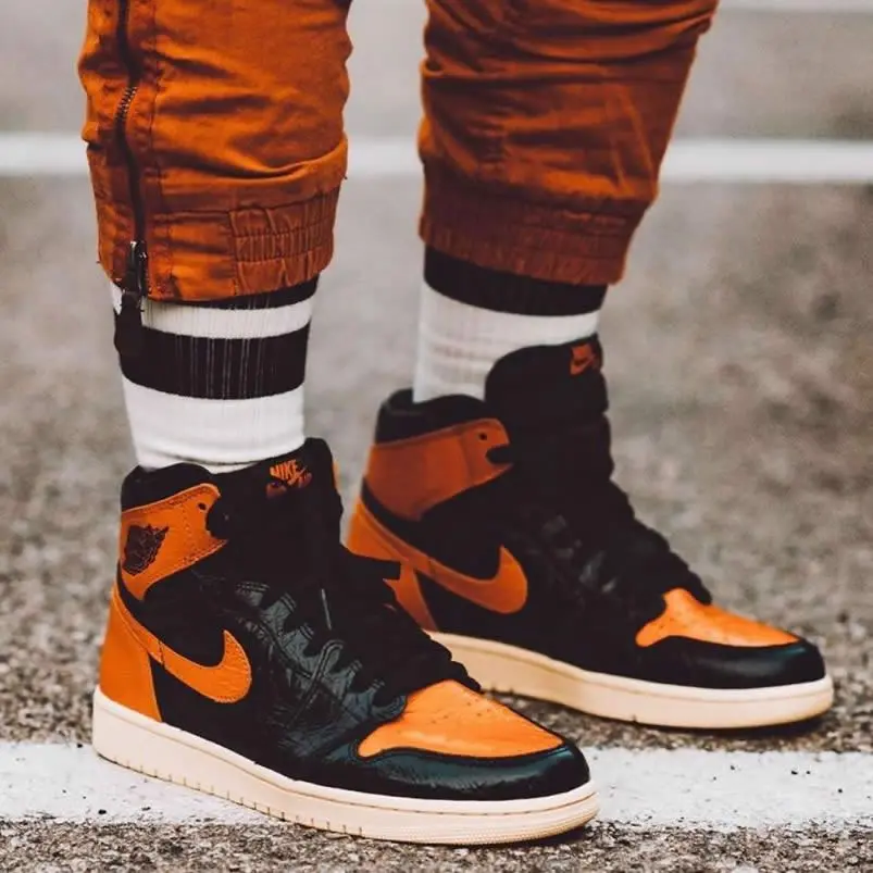 On-feet đôi Nike Jordan 1 Retro High 'Shattered Backboard' 3.0