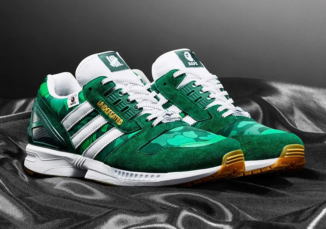 Hinh anh 2: BAPE x Undefeated x adidas ZX 8000 phien ban chat choi nhat nua cuoi 2020