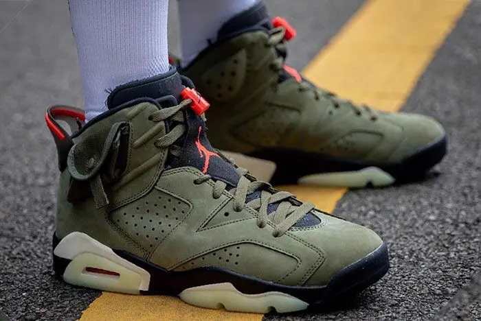 Air Jordan 6 “Travis Scott” với phối màu Medium Olive vẫn chưa hề hết hot?