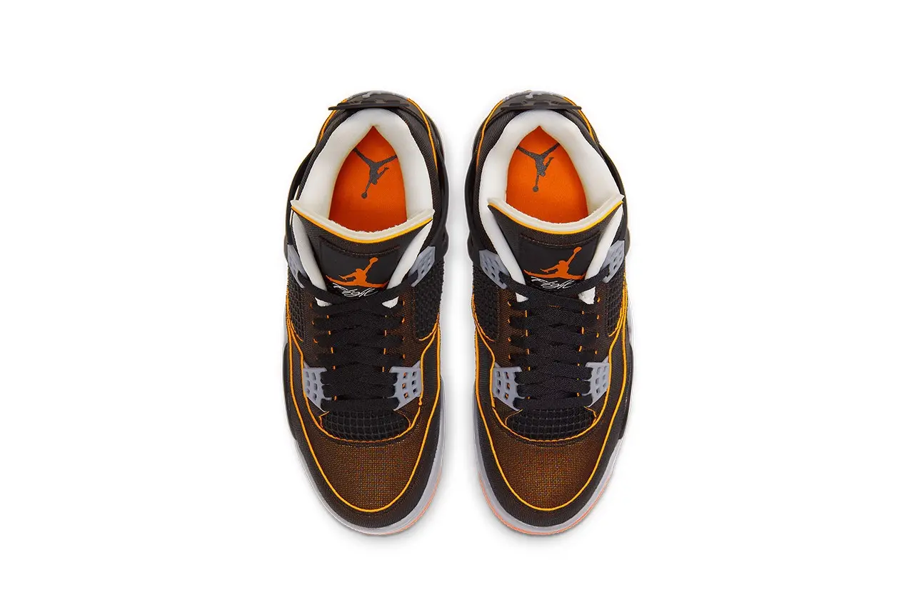 Air Jordan 4 "Starfish" tỏa sáng trên nền màu đen quen thuộc Air Jordan 4 "Starfish" tỏa sáng trên nền màu đen quen thuộc