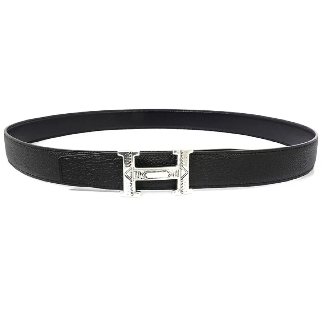Thắt Lưng Hermes Touareg 'Black' 073967CAAF