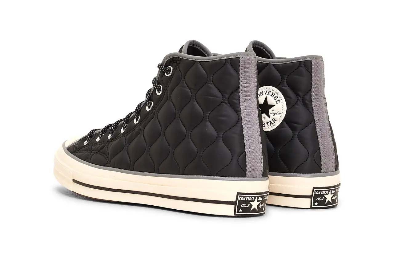 Converse Chuck 70 Hi được phủ nylon chần bông cực hợp với mùa đông này Hinh anh 2: Converse Chuck 70 Hi duoc phu nylon chan bong cuc hop voi mua dong nay