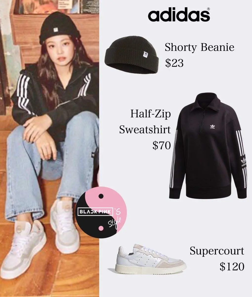Hinh anh 1: Hoc tap Black Pink phoi do cung Supercourt that xinh!