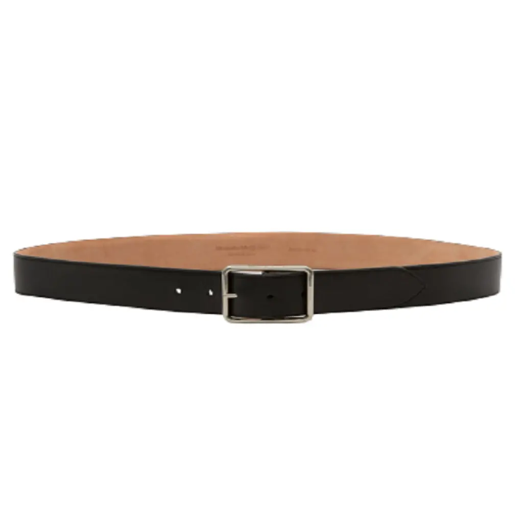 Thắt Lưng Alexander McQUEEN Leather 'Black' 6895401AAGN1000