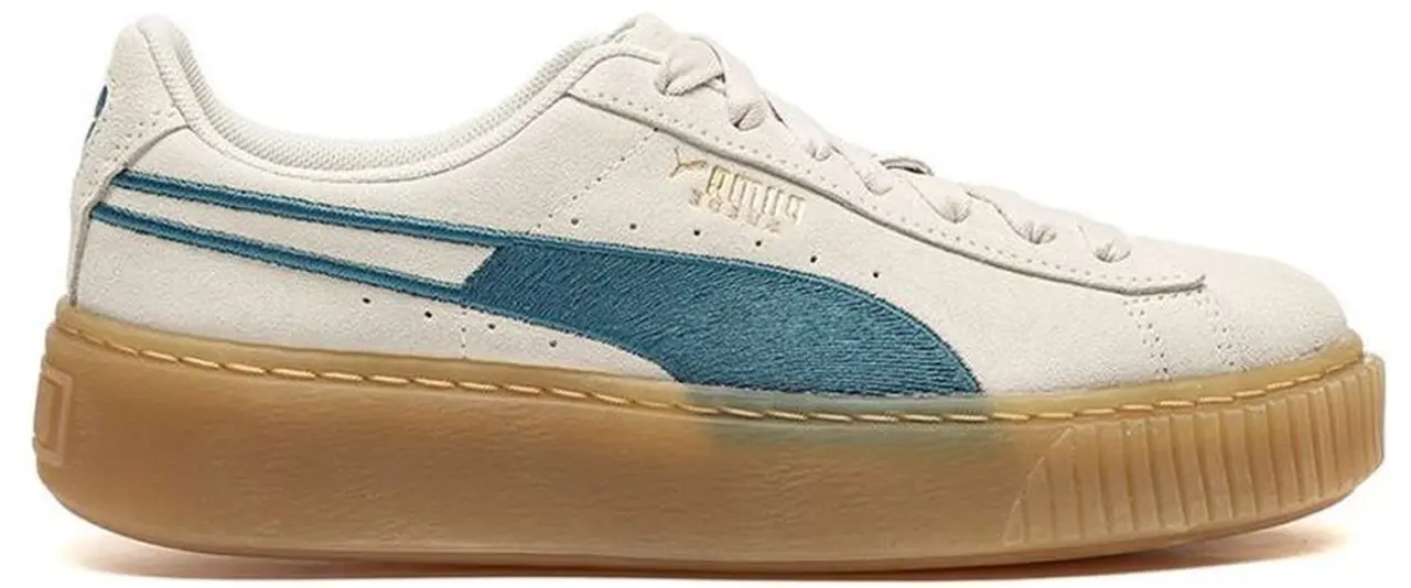 Giày Puma Suede Platform Core 'Grey Blue' 373934-02