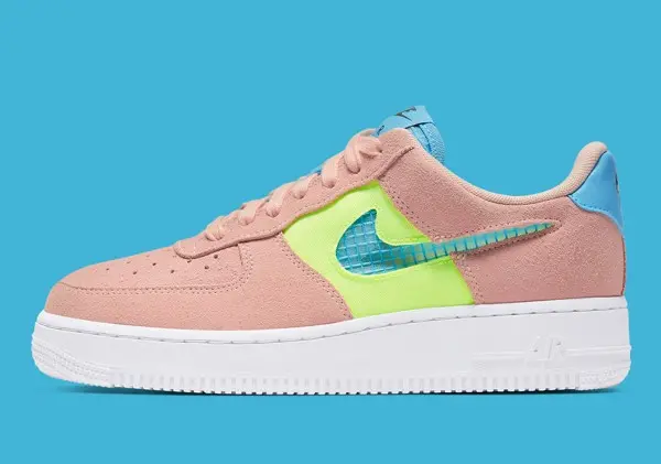 Nike Air Force 1 Low Washed Coral Ghost Green - món quà dành cho mùa du lịch