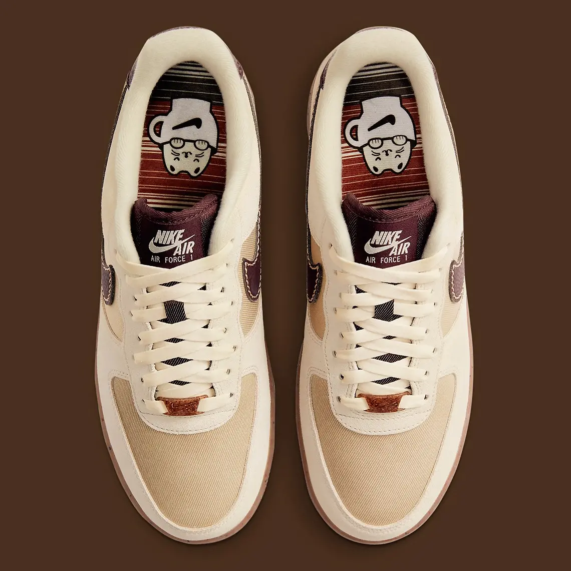 Nike Air Force 1 Low "Coffee" khi thức uống gây nghiện lên ngôi