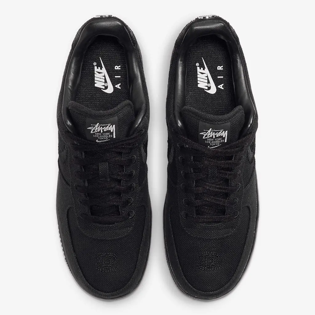 Stussy x Nike Air Force 1 Low mang một màu đen thú vị đến lạ lùng