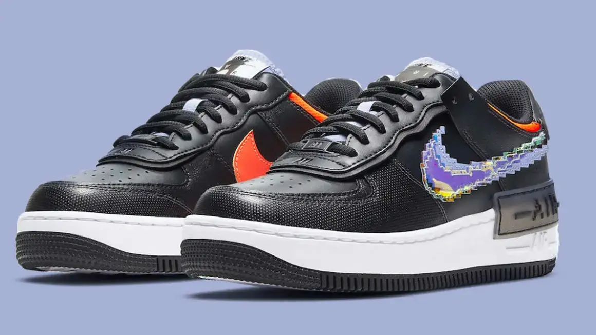 Nike Air Force 1 Shadow ‘8-Bit’ trở lại với nhiều biến đổi trên thiết kế huyền thoại