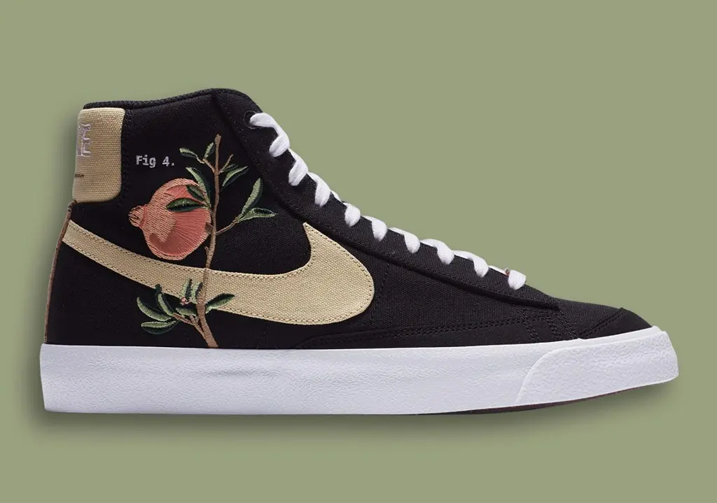 Nike Blazer Mid “Pomegranate” với những đường thêu nghệ thuật độc đáo