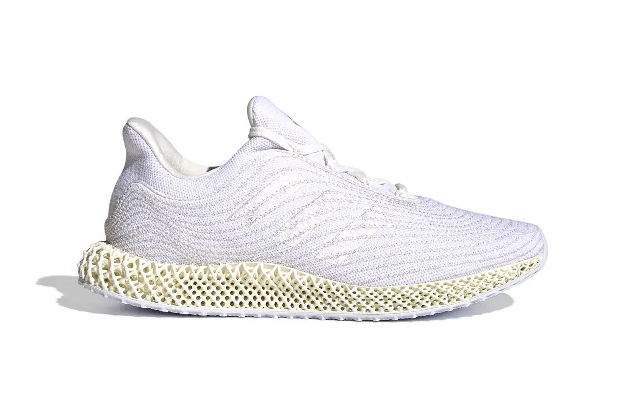 adidas 4D Parley "Cream White/Aluminium"-Nét chấm phá của tương lai