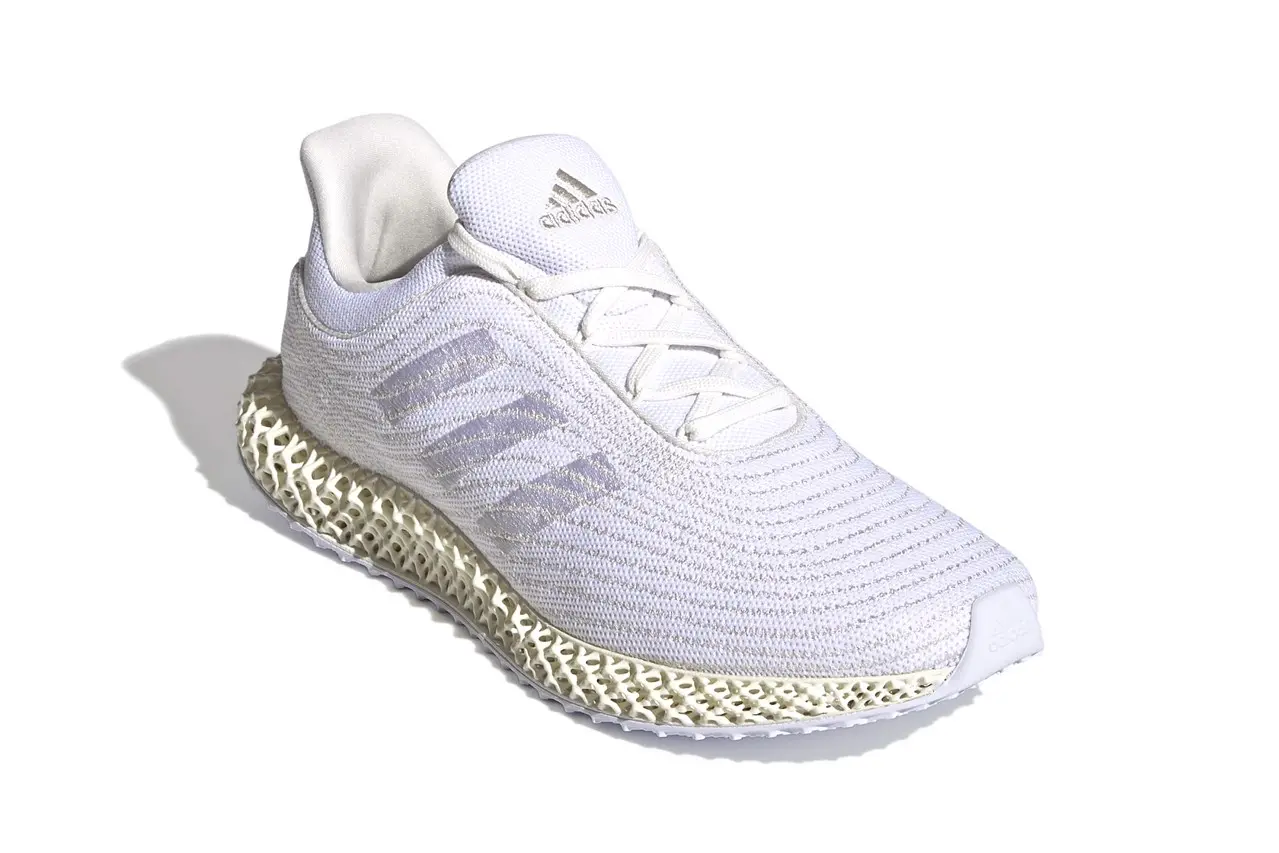 adidas 4D Parley "Cream White/Aluminium"-Nét chấm phá của tương lai