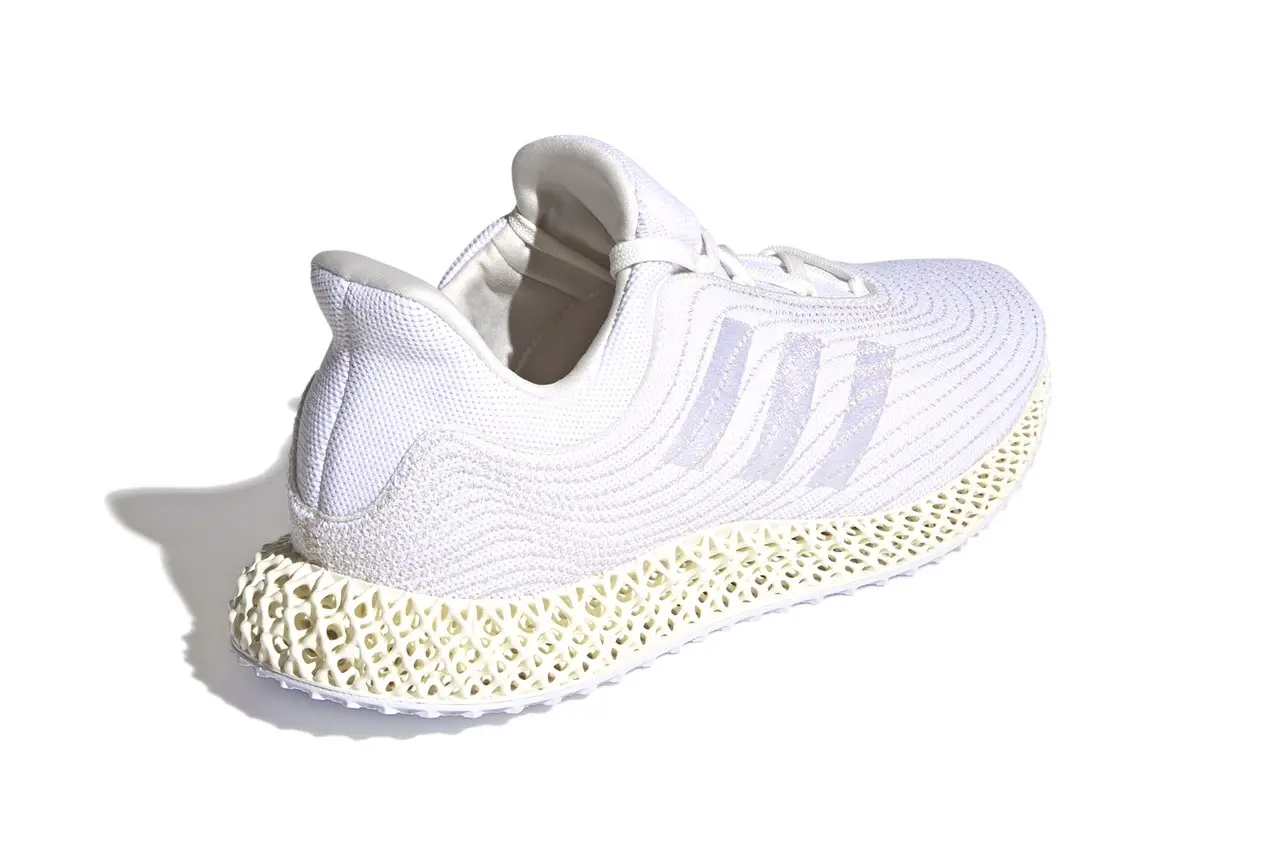 adidas 4D Parley "Cream White/Aluminium"-Nét chấm phá của tương lai