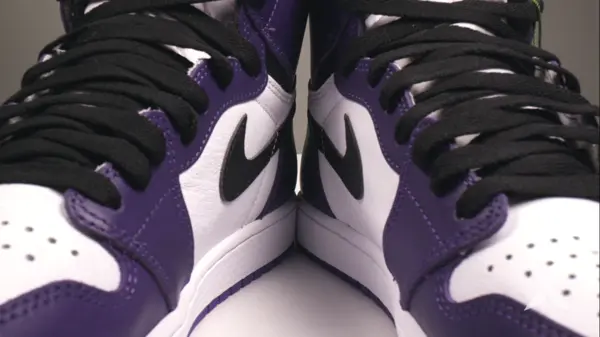 Ngắm nhìn chi tiết Jordan 1 Court Purple