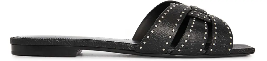 Dép Saint Laurent Tribute Mule Slippers 'Black' 688670-AAAHQ-1000