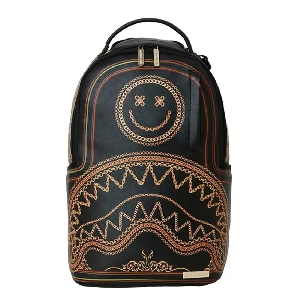 Balo Sprayground Chain Element Printing Shark Mouth 'Black' W0845733