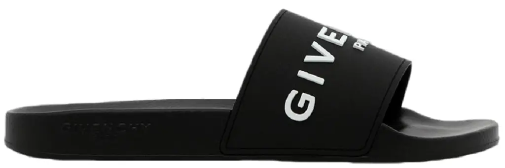 Dép Givenchy Logo Slide 'Black' BH301TH1DB-001