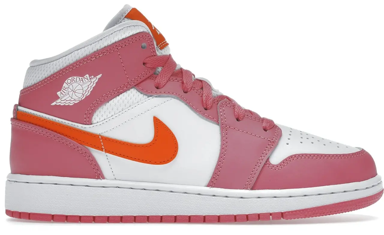 Giày Nike Air Jordan 1 Mid 'Pinksicle Safety Orange' DX3240-681