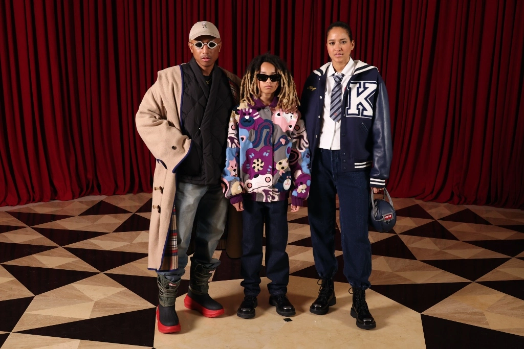 Pharrell Williams bất ngờ xuất hiện tại show Dior và Kenzo