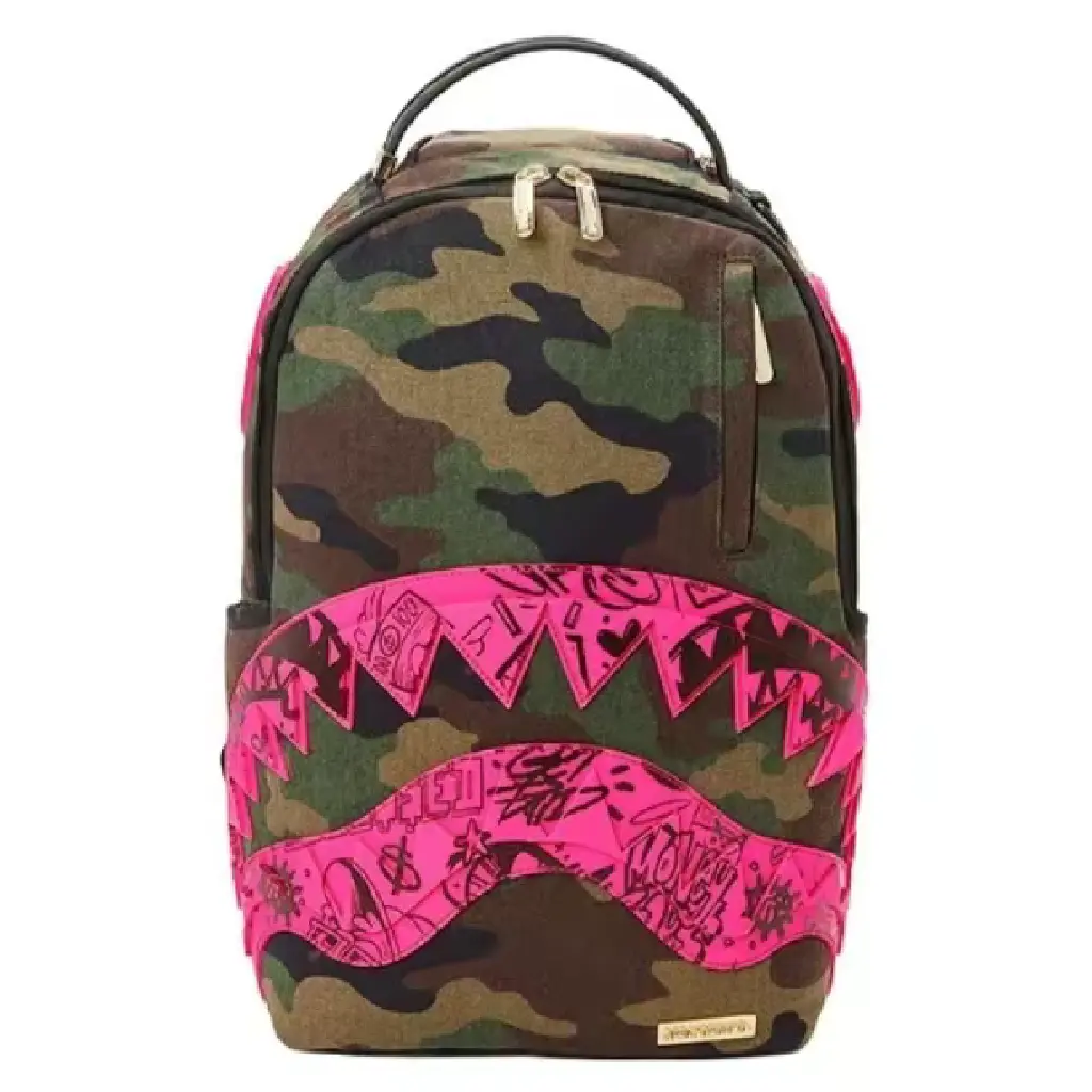 Balo Sprayground Camouflage Shark Mouth 'Camo' W0845718