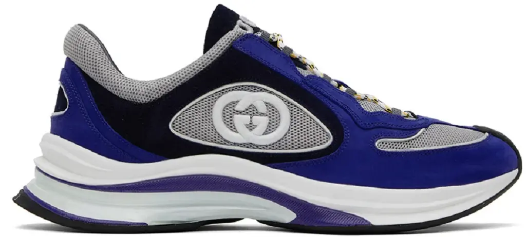 Giày Gucci Run Sneakers 'Blue' 749785-AAB62-4243