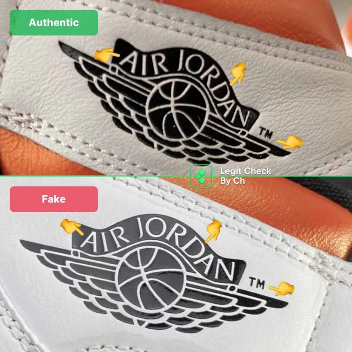Những mẹo nhỏ để phân biệt Air Jordan 1 "Electro Orange" real và fake
